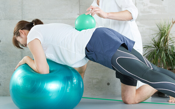トレーニングをするお客様